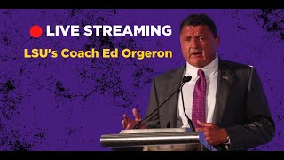 LSU head coach Ed Orgeron speaks at BR Rotary Club [upl. by Pepper342]