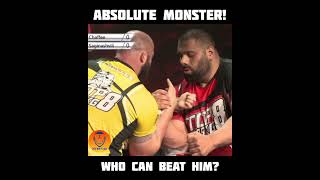 Dave Chaffee vs Levan Sagnashvili arm wrestling match  Top 8  When absolute monsters clash shorts [upl. by Ynafetse]