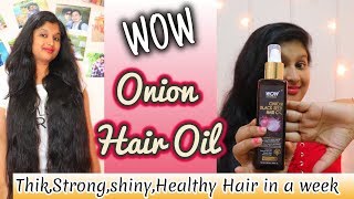 WOW Onion Hair Oil Review  How to Apply Hair Oil Properly  Prakshi Versatile [upl. by Melleta916]