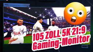 TCL 105 Zoll 5K GamingMonitorPrototyp im 219 Bildformat  Widescreen IFA 2024 [upl. by Sukey]