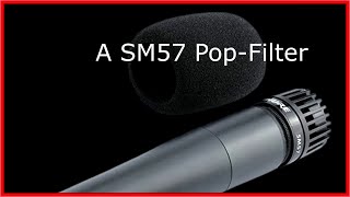 Use the Shure SM57 for singing with this pop filter [upl. by Ycats]