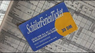 1993 Mit dem SchülerFerienTicket durch Niedersachsen [upl. by Aenitsirhc]