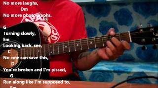 Goodbye kiss  Kasabian cover guitar [upl. by Eniarol]