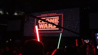 THE CLONE WARS SEASON 7 TRAILER  Star Wars Celebration 2019 LIVE ARENA REACTIONS [upl. by Esimaj695]