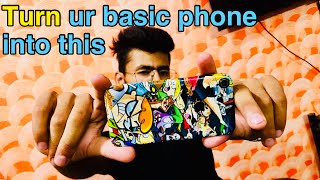 Customised iphone  iphone skin only one in india first video [upl. by Nnyrat362]