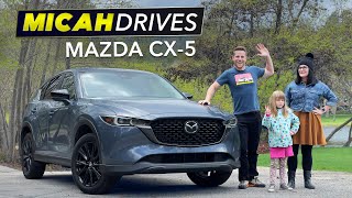 2023 Mazda CX5  Compact SUV Family Review [upl. by Ahsinrats]