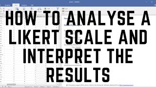 How to analyse Likert scale and interpret the results on Jamovi [upl. by Tehc]