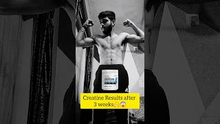 Creatine Side effects ☠️😳  Creatine Results  vlogs fitness workout workoutathome minivlog [upl. by Llerud]