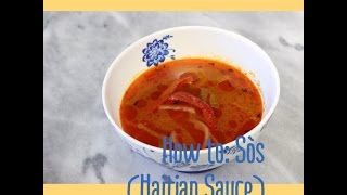 Sòs Haitian SauceGravy  Episode 8  ❤ Love For Haitian Food [upl. by Platto]