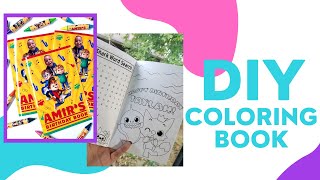 How To Make A Coloring Book At Home [upl. by Attelocin405]