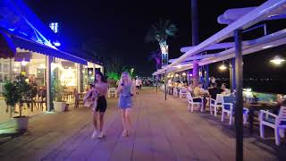 Evening walk in Fethiye on a weekend in the summer Turkey [upl. by Yeslehc919]