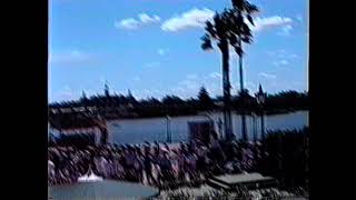 Double decker bus ride through Epcot 1990 [upl. by Asnarepse]