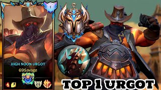 Wild Rift Urgot  Top 1 Urgot Gameplay Rank Challenger [upl. by Lacee]