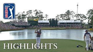 TPC Sawgrass No 17 highlights from Round 3 of THE PLAYERS [upl. by Barabbas]