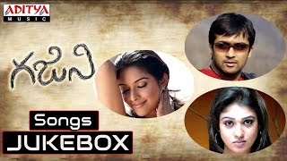 Ghajini Telugu Movie Full Songs  Jukebox  Surya Asin [upl. by Anhsirk]