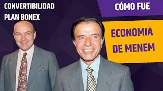 Política ECONOMICA de MENEM 🟢🟢🟢 La CONVERTIBILIDAD  Plan BONEX 89 [upl. by Auqinihs330]