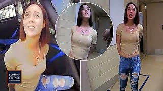 Bodycam Exotic Dancer Tries to Seduce Cop Throws ‘Drunk’ Tantrum and Pees Herself in Squad Car [upl. by Yrelle]