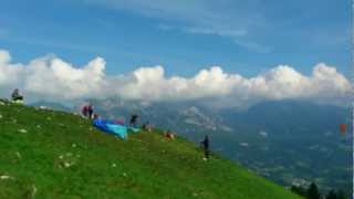 DECOLLO IN PARAPENDIO DAL MONTE DOLADA Belluno [upl. by Svoboda]