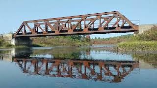 Paddling Seboeis Stream Howland Maine [upl. by Jori]