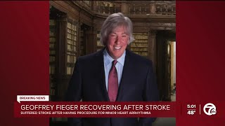 Attorney Geoffrey Fieger suffers stroke working hard in his recovery [upl. by Ramoh]