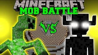 MUTANT CREEPER VS ENDER GOLEM  MInecraft Mob Battles  Mods [upl. by Gage]