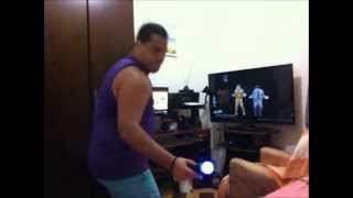 Rodrigo Dançando quotJust Dance 2014quot  PS3  Daft Punk ft Pharrell Williams  Get Lucky [upl. by Nyrem]