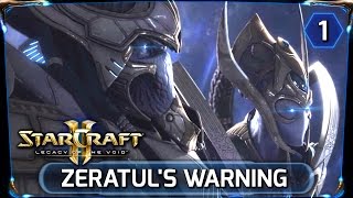 Starcraft 2 ► Legacy of the Void Cinematic HD  Artanis Ignores Zeratuls Warning Reclamation [upl. by Downing]