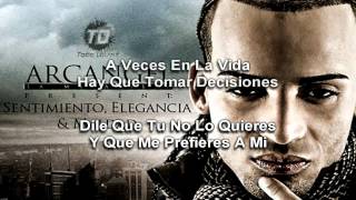 Arcangel Me Prefieres A Mi Letra Oficial S E M [upl. by Oinotnaesoj]