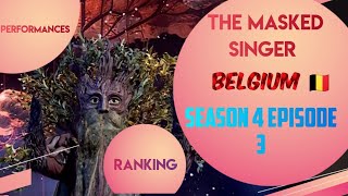 S4 E3  Performances ranking  Masked Singer Belgium 🇧🇪 [upl. by Ainesy]