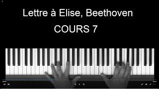 Lettre à Elise  Beethoven  Cours de piano  7  Méthode Bernachon  Für Elise [upl. by Jaf]