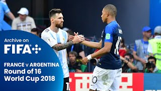 MBAPPE VS MESSI  2018 FIFA World Cup France v Argentina [upl. by Abercromby]