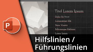 Powerpoint Hilfslinien  PowerPoint Führungslinien einfügen ✅ Tutorial [upl. by Yrailih949]