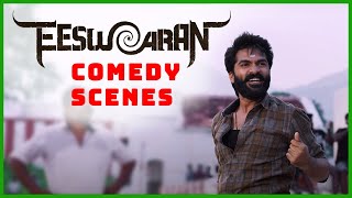 Eeswaran Tamil Movie  Comedy scenes Compilation  Silambarasan TR  Niddhi Agerwal [upl. by Einnus]