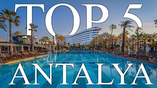 TOP 5 BEST All Inclusive Hotels in ANTALYA Turkey 2023 REVIEWS INCLUDED [upl. by Durstin]