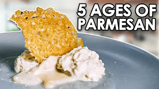 How Michelin Starred Chef Massimo Bottura makes 5 AGES OF PARMESAN [upl. by Aicirt290]