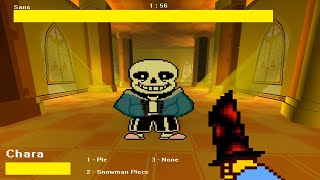 3d sans fight quotno hitquot and gaster Undertale fan game quotbetter qualityquot [upl. by Ostler]