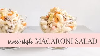 Macaroni Salad  How to Make Macaroni Salad [upl. by Eelirrem]