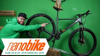 Cube Acid 29 Zoll Hardtail Mountainbike 2019  Review German [upl. by Eeneg]