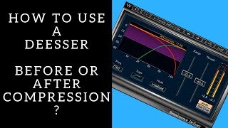 How To Use A DeEsser  Before or After Compression  Waves DeEsser [upl. by Lanie]