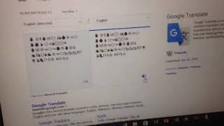 Wingdings in Google Translator [upl. by Waugh]