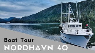 Nordhavn 40 Boat Tour  MV Cassidy Ep 14 [upl. by Wakefield]