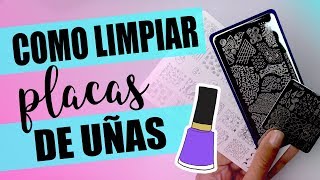 Como LIMPIAR y CUIDAR tus PLACAS de UÑAS 💅🏼 💅🏼 [upl. by Donatelli179]