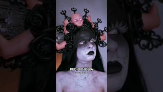 makeup inspired by PHOBIAS makijaż inspirowany fobiami PEDIOPHOBIA fear of dolls lęk przed lalkami [upl. by Thomey77]