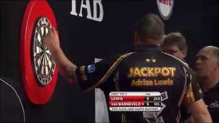 Adrian Lewis Unlucky 170 Checkout Bounce Out  Auckland Darts Masters 2015 [upl. by Nirb57]