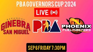 GINEBRA vs PHOENIX  2024 PBA GOVERNORS CUP LIVE Scoreboard [upl. by Ayana]