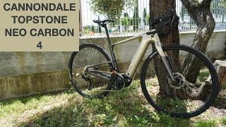 CANNONDALE TOPSTONE NEO CARBON LA PRIMA EBIKE DA GRAVEL [upl. by Nivac]