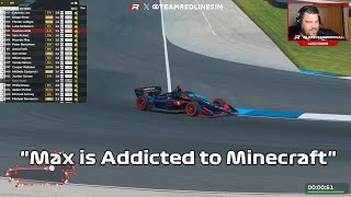 Max Verstappens Team Reveal His Minecraft Addiction [upl. by Ecirpac]