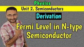 Fermi level in N type Semiconductor Dependence of Fermi level on Temperature PHYSICS [upl. by Pollak]