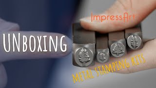 Unboxing The ImpressArt Metal Stamping Kits [upl. by Eiramit]