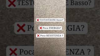 Bassi livelli di testosterone limitano la tua energia la crescita muscolare e riducono la vitalità [upl. by Anined]